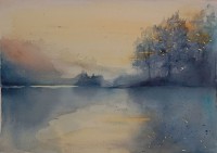 Mudeeha Ali, 10 x 14 Inch, Water Color On Paper, AC-MALI-002
